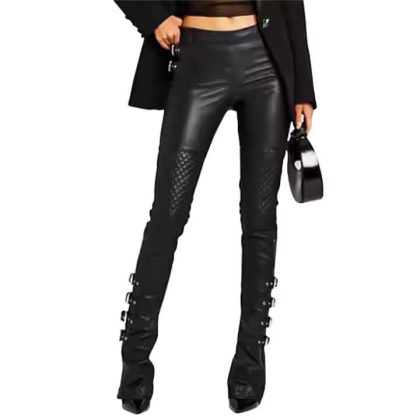 Women’s Casual Cotton Pant – High Quality Anti-Wrinkle Midweight Zipper Trousers