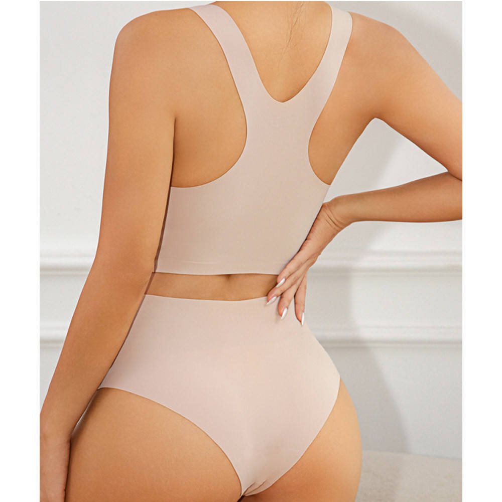 2025 Fashion Women’s Seamless Push-Up Bra & Brief Set – High Elastic Wire-Free Comfortable 2-Piece Lingerie Set - Image 2