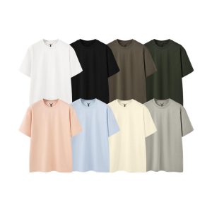 Pack of 8 Tech Short Sleeve T-Shirt – Honeycomb Mint Cooling Oversized Streetwear Tee