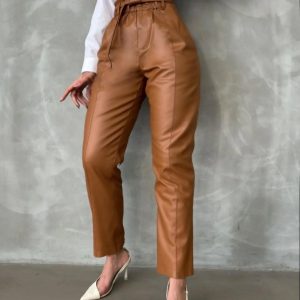 Women’s Pant – Streetwear Casual Solid Trousers with Pockets