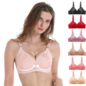 Bar for Women Large Size Large Cup No Steel Ring Bra Thin Mold Cup Adjustable Underwear Shantou Manufacturer Wholesale